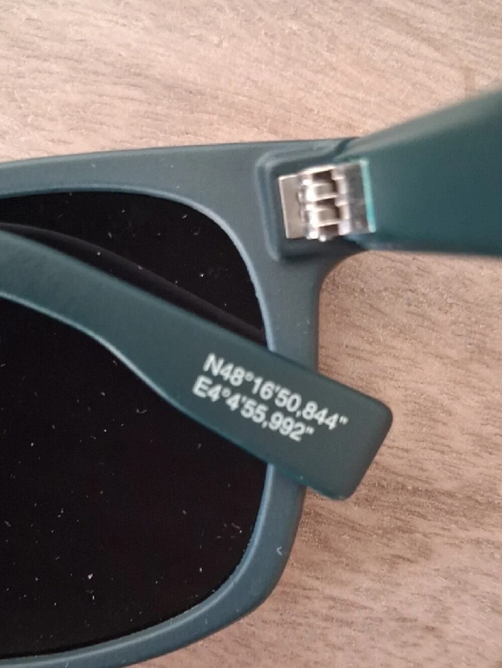 Lacoste Matte Dark Green Frame Sunglasses with Black Lenses